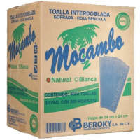 TOALLA INTERDOBLADA MOCAMBO C/4000 PZAS