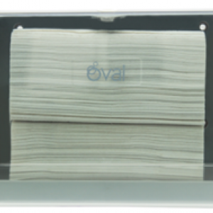 OVAL DESPACHADOR TOALLA INTERDOBLADA HUMO