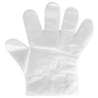 GUANTES DE PLASTICO TRANSPARENTES